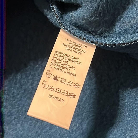 G.H. BASS & CO. Explorer XL mens pullover Artic Terrain 1/4 zip blue nights NWT - Picture 12 of 15